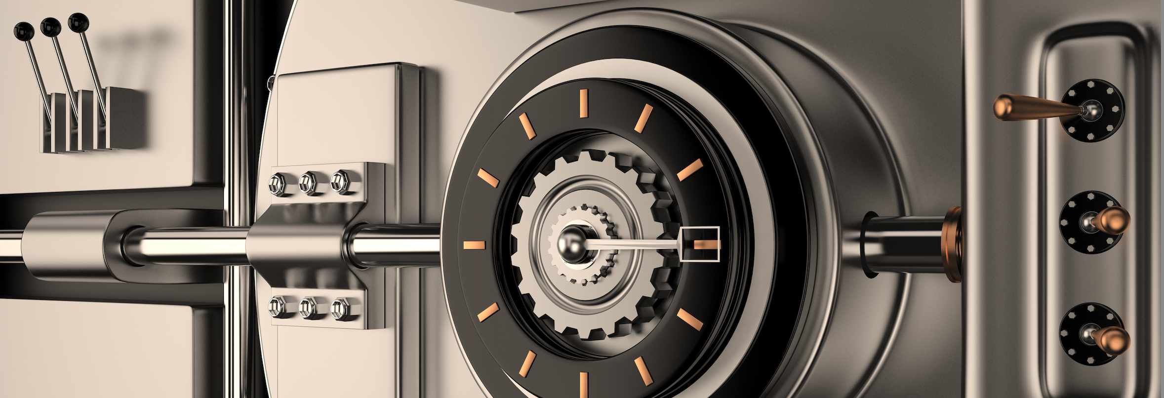 Secure vault door
